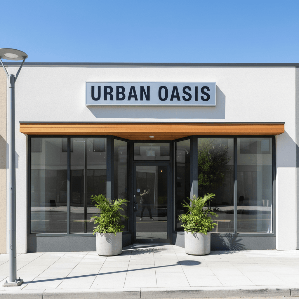 Completed small commercial storefront renovation